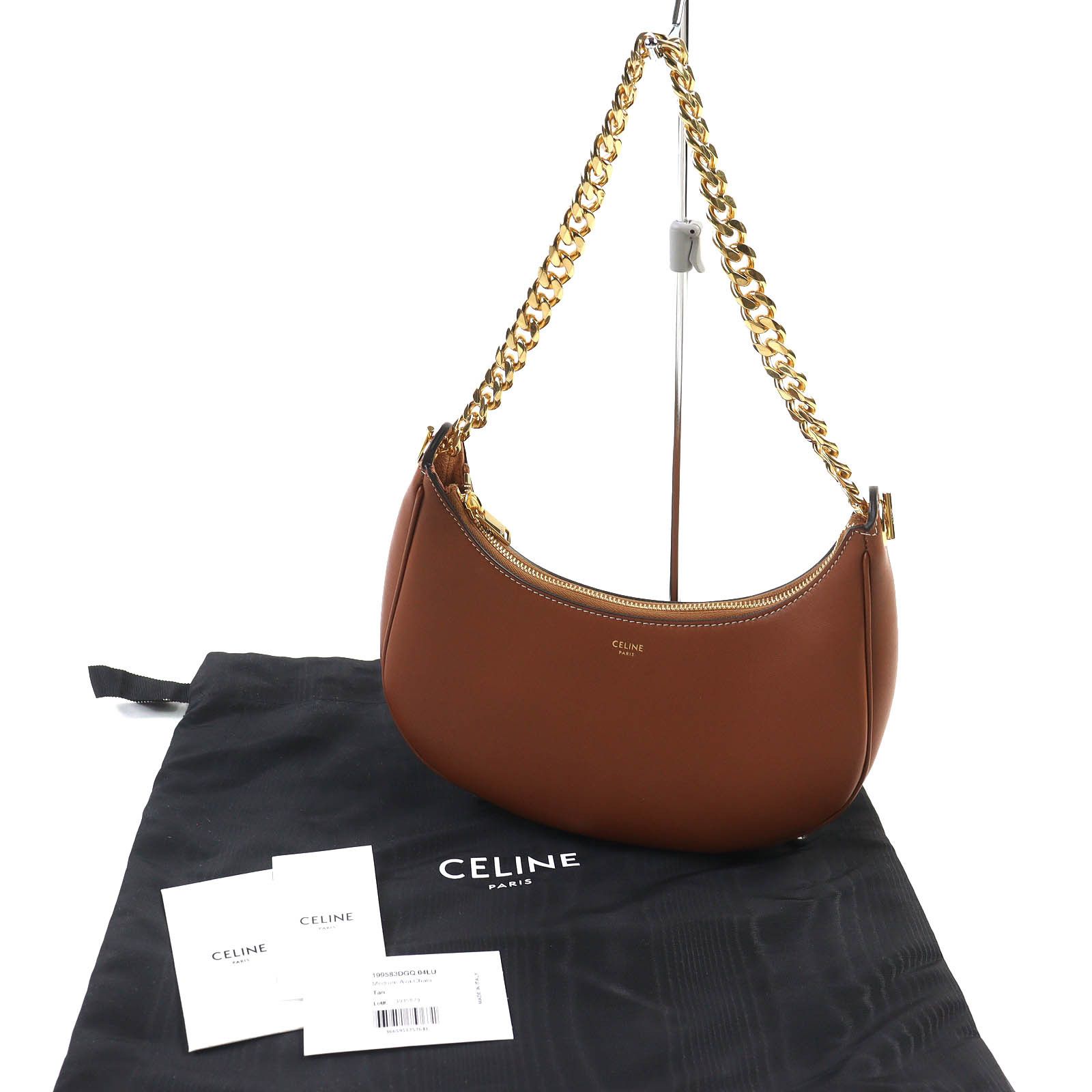 Celine Celine Celine AVA CHAIN Leather Shoulder Bag Leather Shoulder Bag 19958 DUTY FREE for USA Size ONE SIZE - 2 Thumbnail