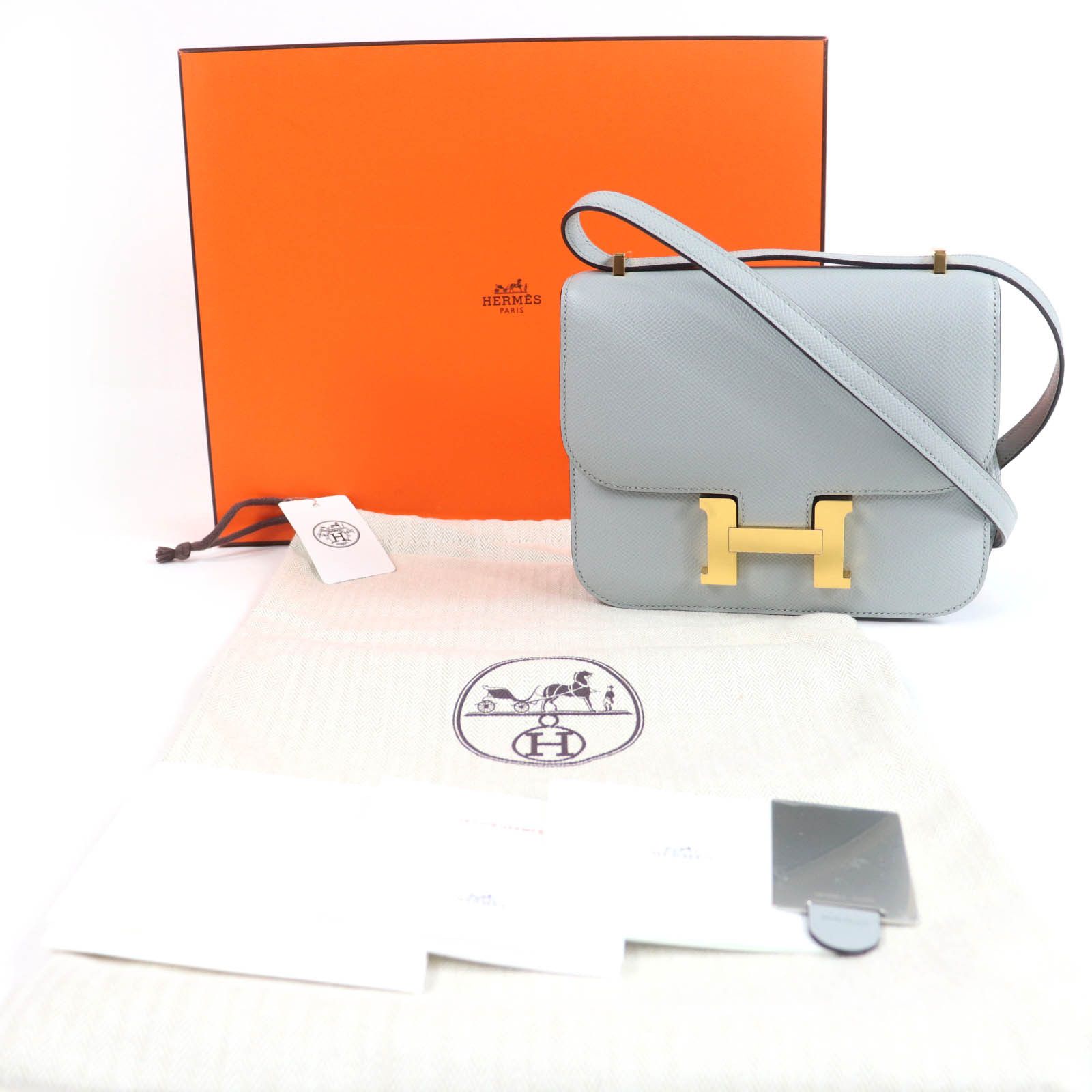 Hermes Hermes Hermes Constance 3 Mini Epsom Shoulder Bag Leather Shoulder Bag Stamp W (2024) DUTY FREE for USA Size ONE SIZE - 2 Thumbnail