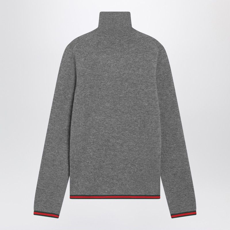 Gucci Gucci Grey Cashmere Turtleneck Sweater Size US L / EU 52-54 / 3 - 2 Thumbnail