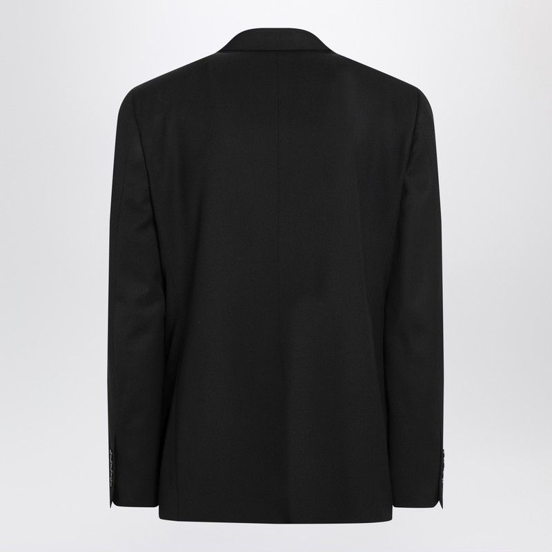 Balenciaga Balenciaga Black Single-Breasted Wool Jacket Size US L / EU 52-54 / 3 - 2 Thumbnail