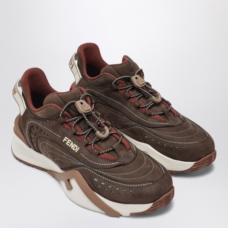 Fendi Fendi Fendi Flow Sneakers Brown Size US 7 / IT 37 - 2 Thumbnail