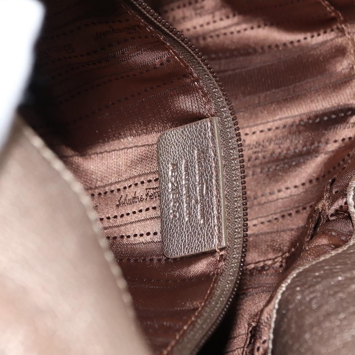 Salvatore Ferragamo Salvatore Ferragamo Miss Vara Hobo Leather Size ONE SIZE - 6 Thumbnail