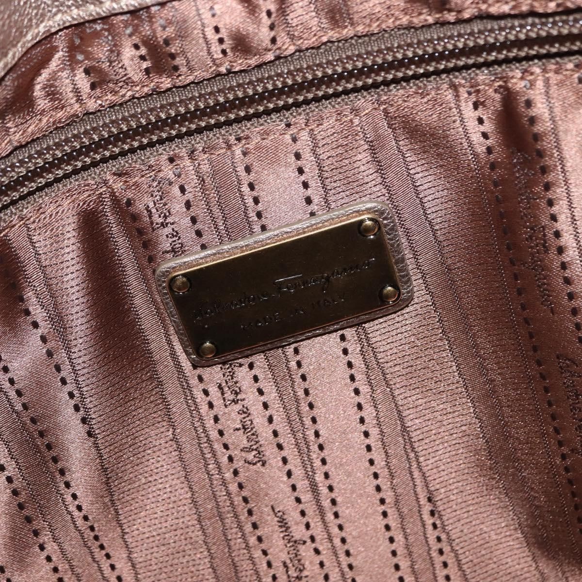Salvatore Ferragamo Salvatore Ferragamo Miss Vara Hobo Leather Size ONE SIZE - 18 Thumbnail