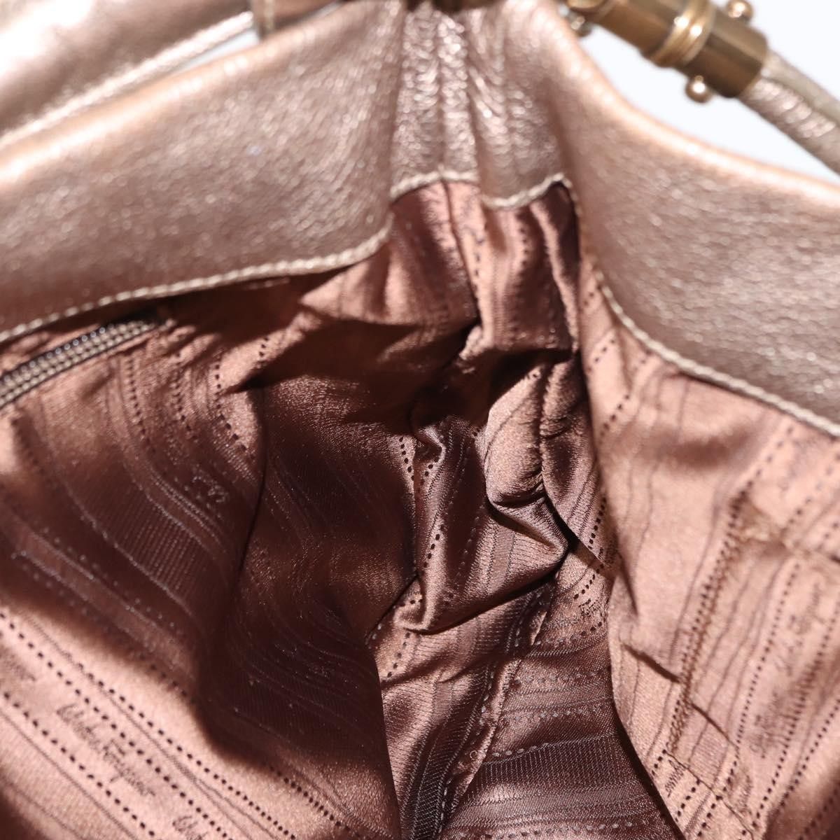 Salvatore Ferragamo Salvatore Ferragamo Miss Vara Hobo Leather Size ONE SIZE - 20 Thumbnail