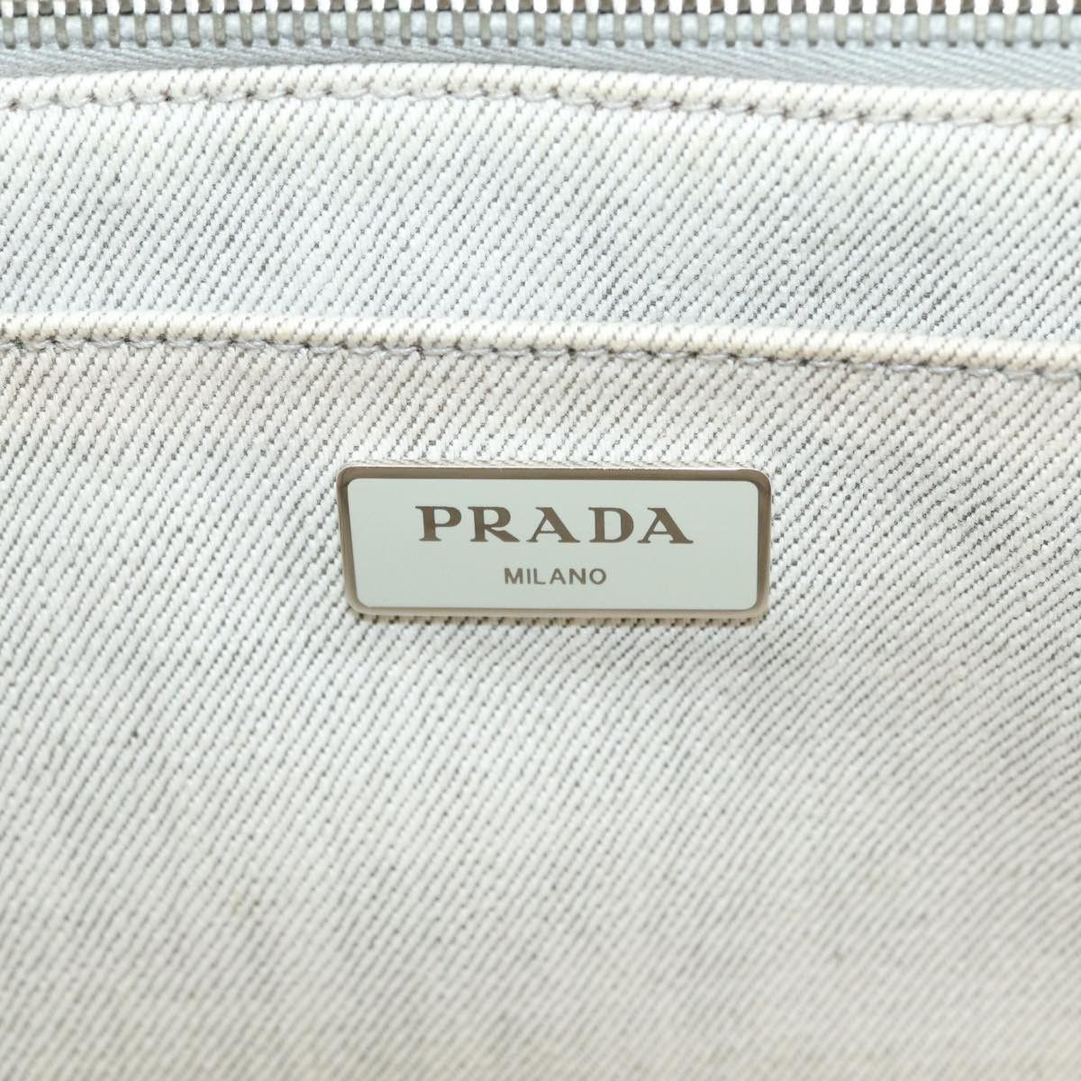 Prada Prada Canapa Tote Rhinestone Embellished Canvas Size ONE SIZE - 6 Thumbnail