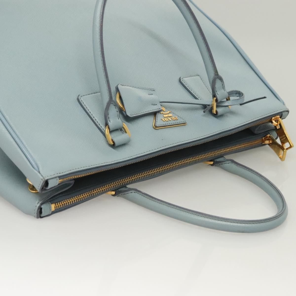 Prada Prada Galleria Double Zip Tote Saffiano Leather Size ONE SIZE - 17 Thumbnail