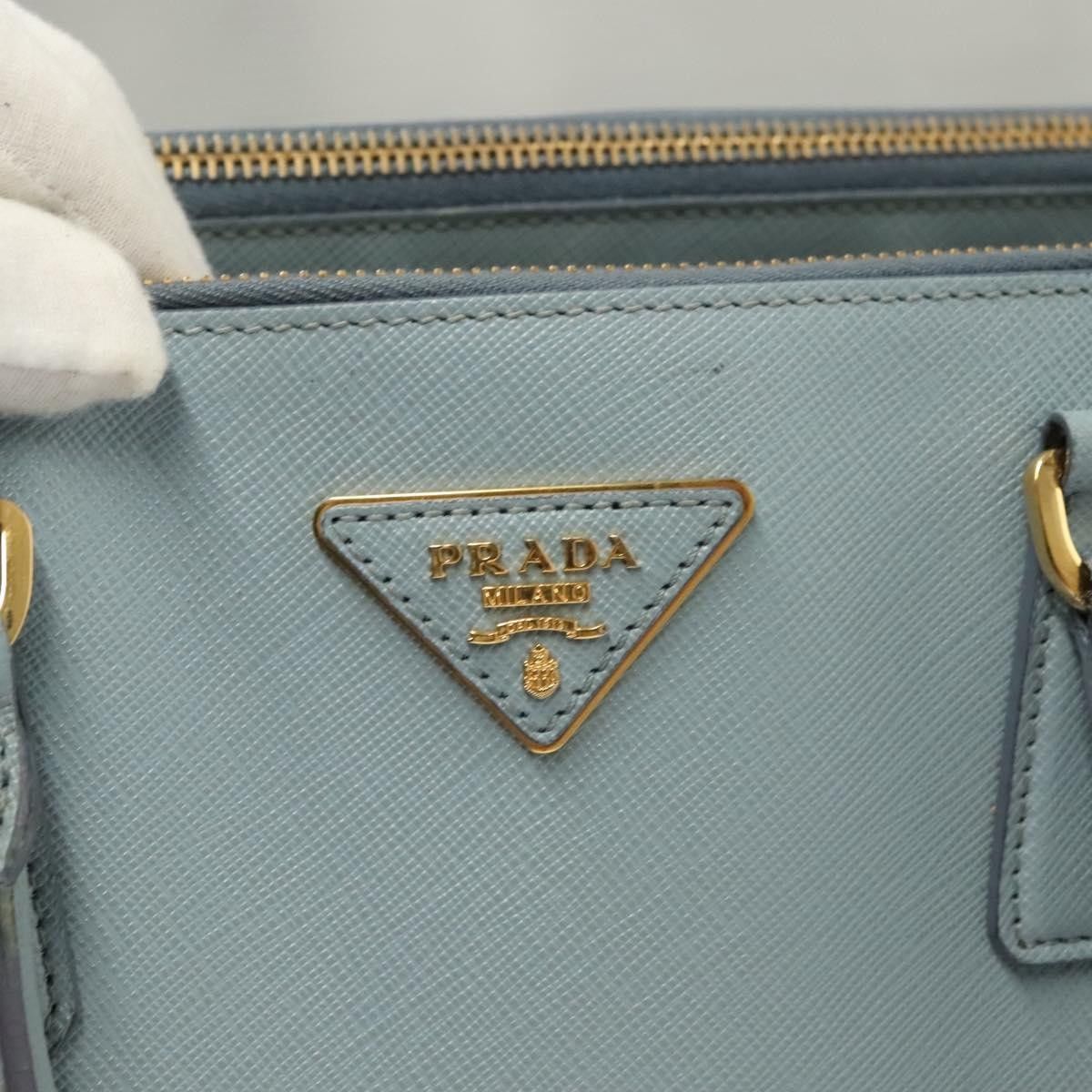 Prada Prada Galleria Double Zip Tote Saffiano Leather Size ONE SIZE - 19 Thumbnail