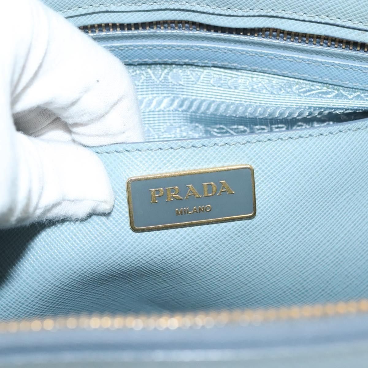 Prada Prada Galleria Double Zip Tote Saffiano Leather Size ONE SIZE - 6 Thumbnail