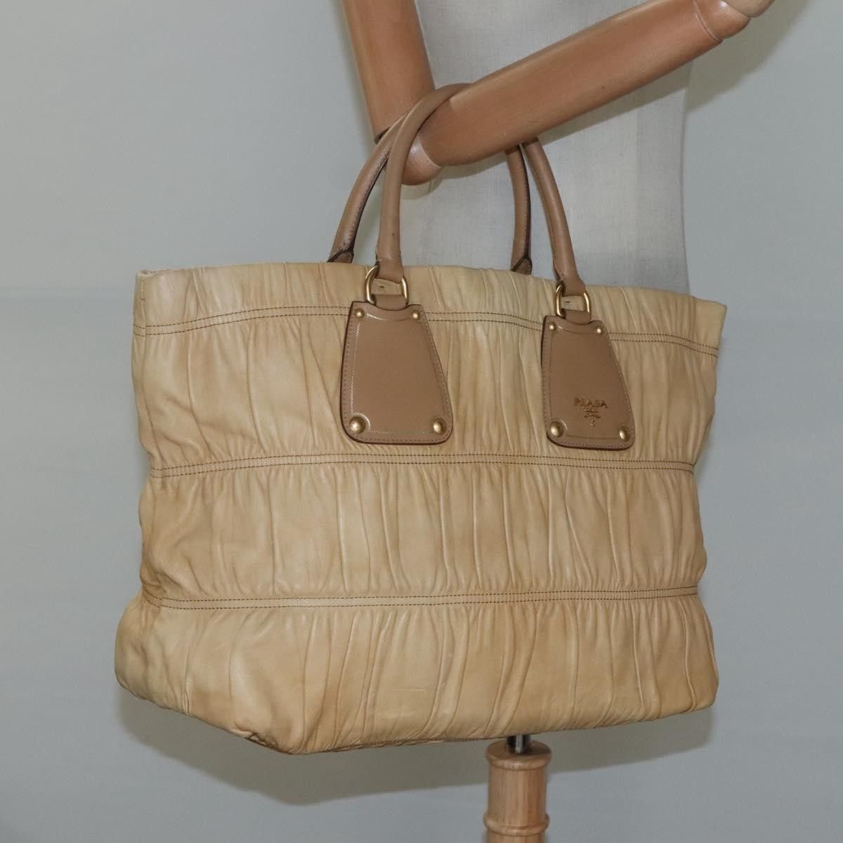 Prada Prada Gaufre Tote Nappa Leather Size ONE SIZE - 13 Thumbnail
