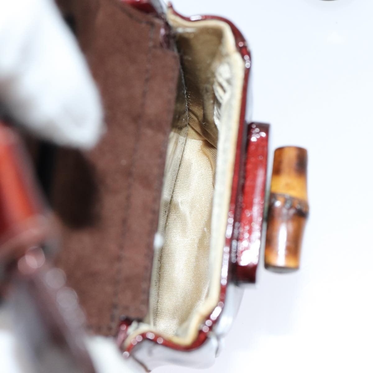Gucci Gucci Vintage Bamboo Backpack Patent Size ONE SIZE - 21 Thumbnail