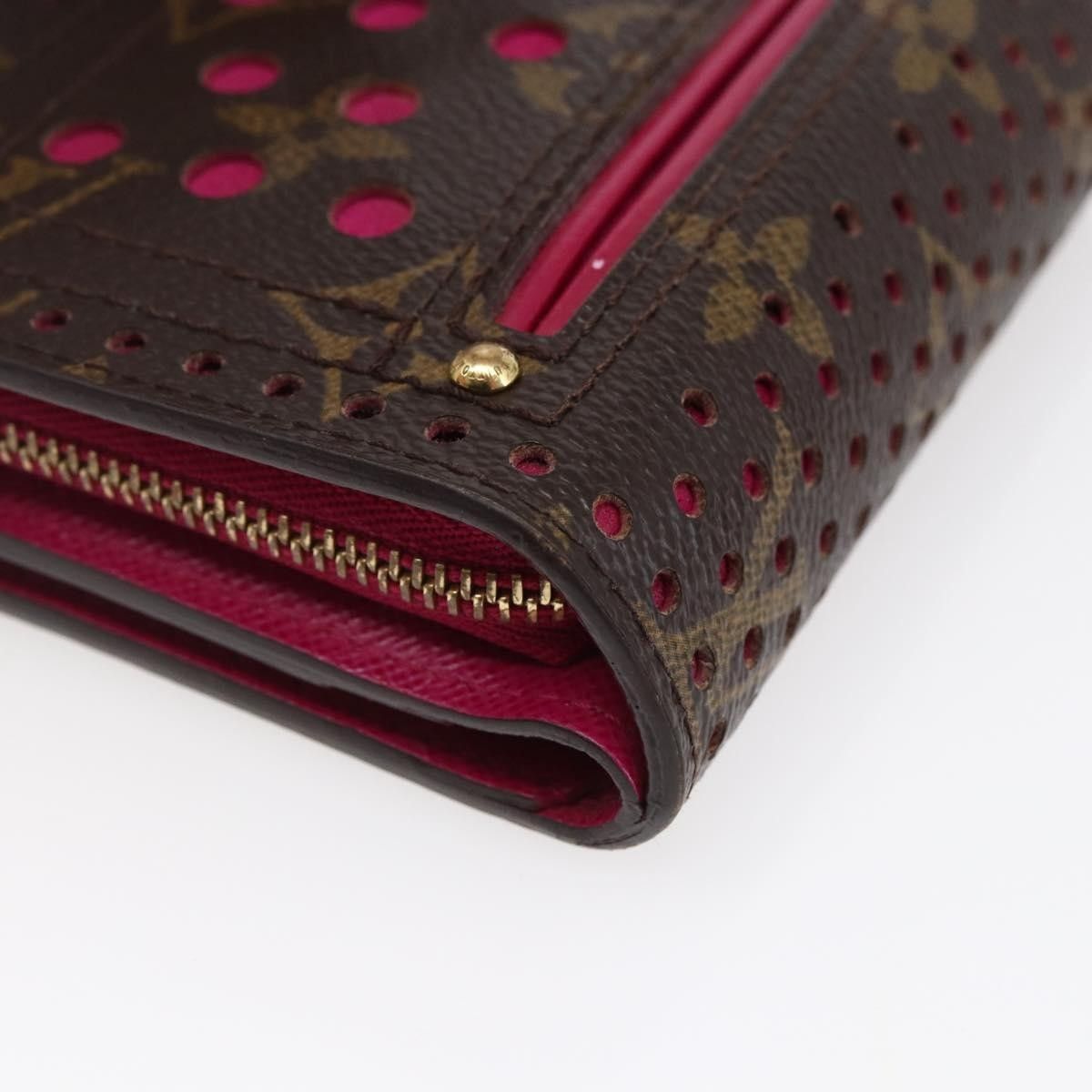 Louis Vuitton Louis Vuitton Perfo Compact Zip Wallet Canvas Size ONE SIZE - 11 Thumbnail
