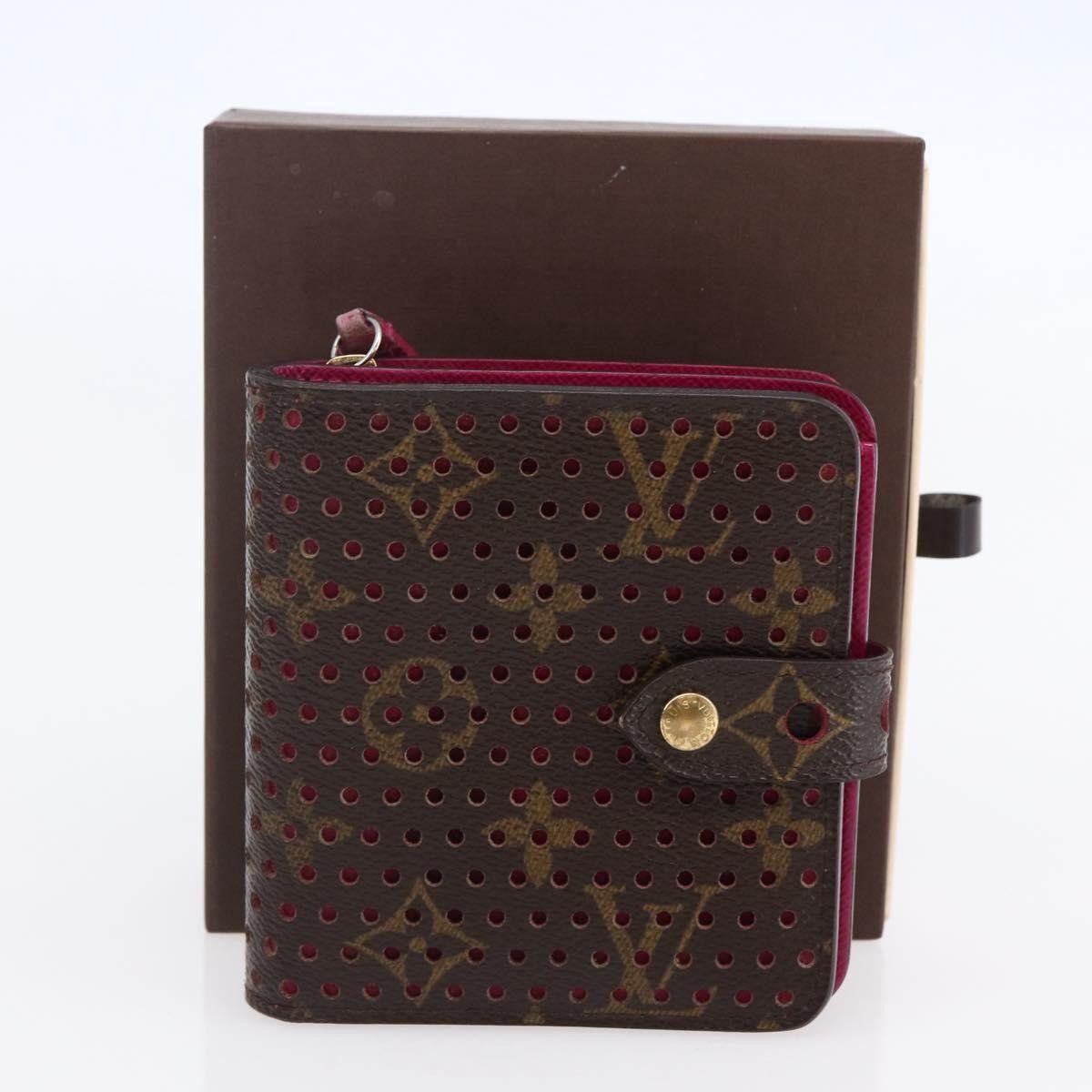 Louis Vuitton Louis Vuitton Perfo Compact Zip Wallet Canvas Size ONE SIZE - 14 Thumbnail