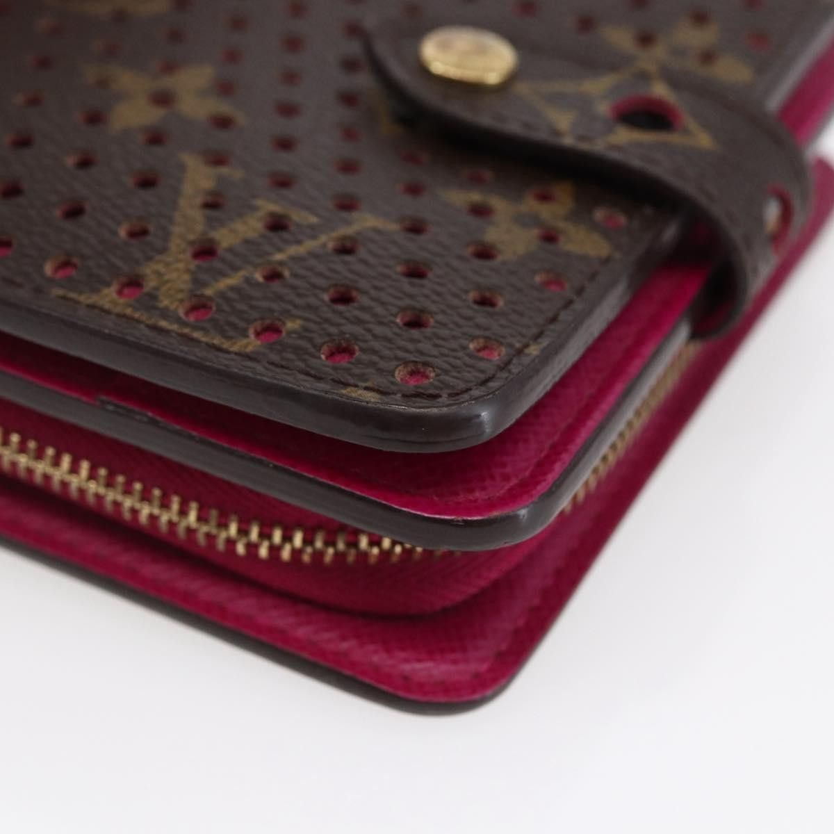 Louis Vuitton Louis Vuitton Perfo Compact Zip Wallet Canvas Size ONE SIZE - 8 Thumbnail