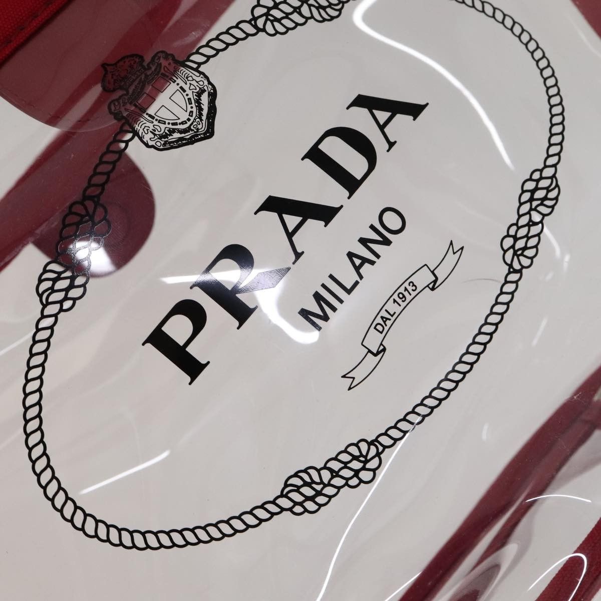 Prada Prada Logo Tote PVC Size ONE SIZE - 17 Thumbnail