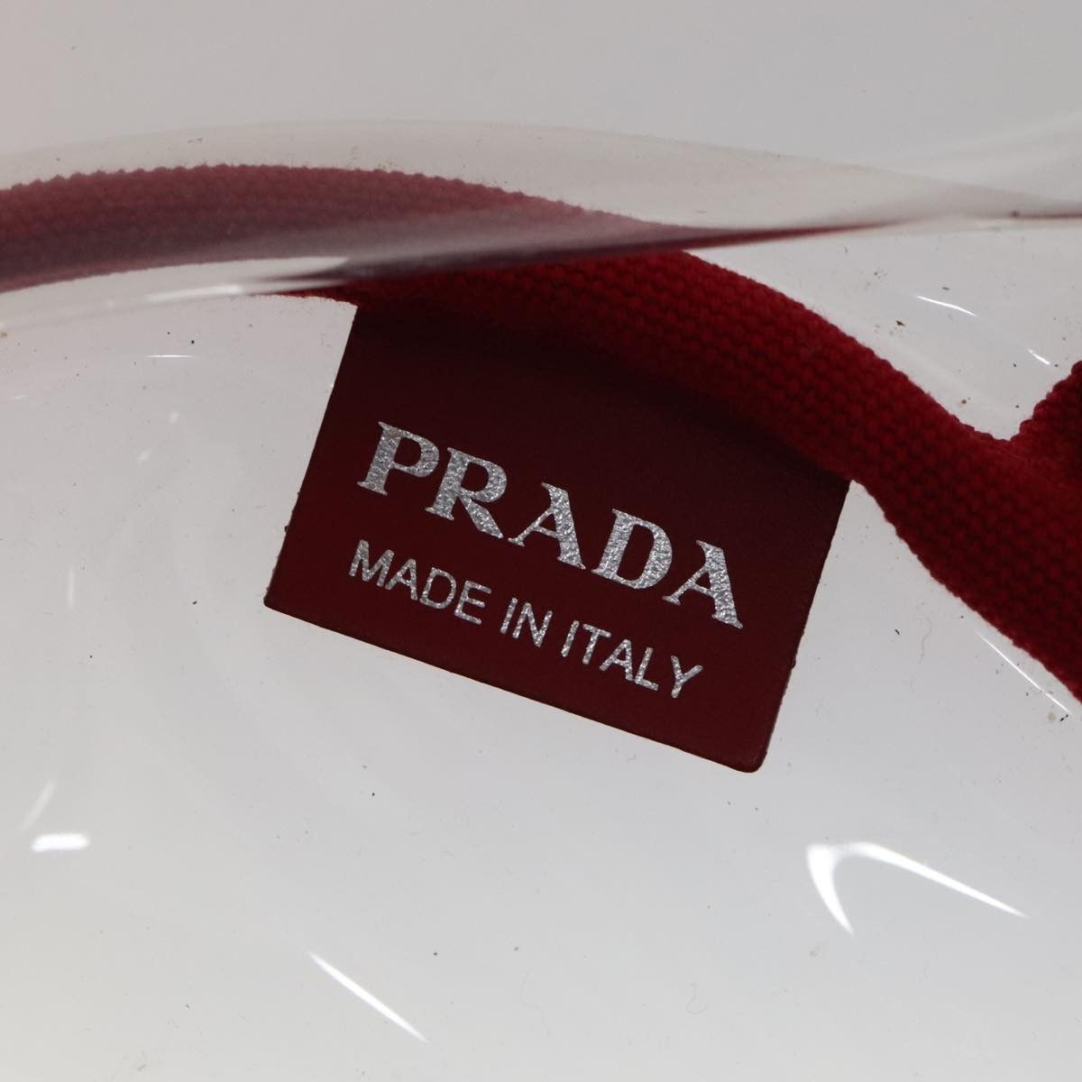 Prada Prada Logo Tote PVC Size ONE SIZE - 6 Thumbnail