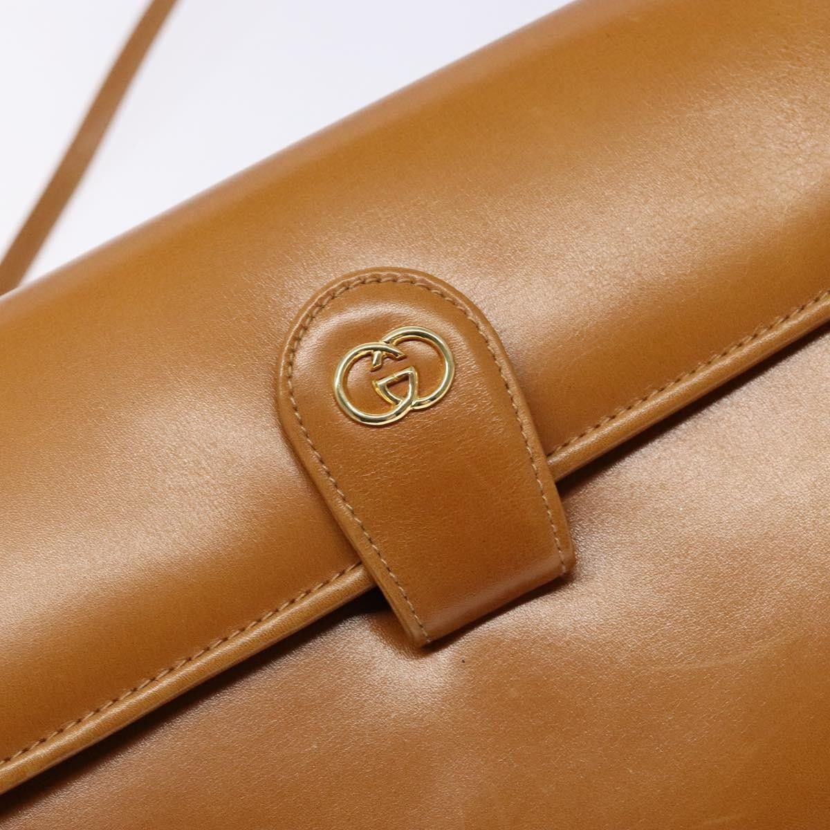 Gucci Gucci Vintage Flap Crossbody Bag Leather Size ONE SIZE - 20 Thumbnail