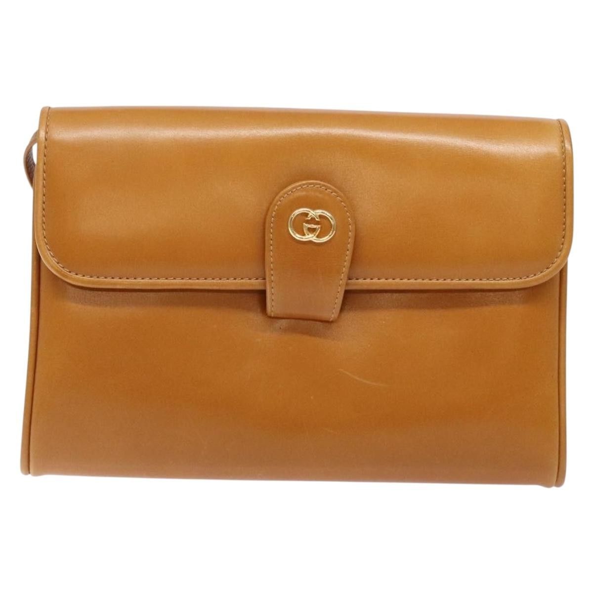 Gucci Gucci Vintage Flap Crossbody Bag Leather Size ONE SIZE - 18 Thumbnail