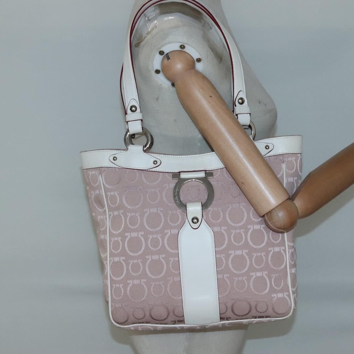 Salvatore Ferragamo Salvatore Ferragamo Gancini Tote Canvas Size ONE SIZE - 13 Thumbnail