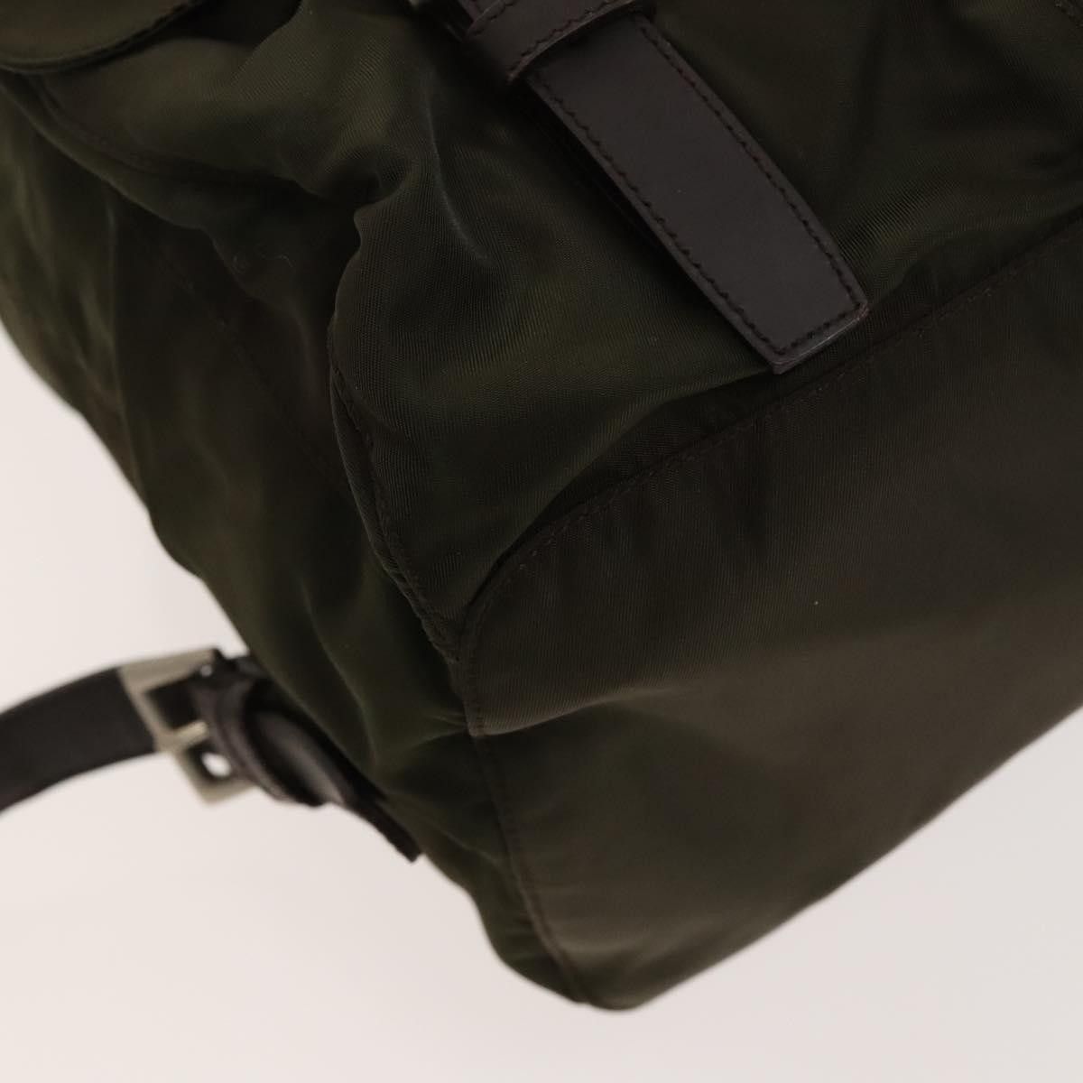 Prada Prada Vela Double Front Pocket Backpack Tessuto with Saffiano Leather Size ONE SIZE - 12 Thumbnail