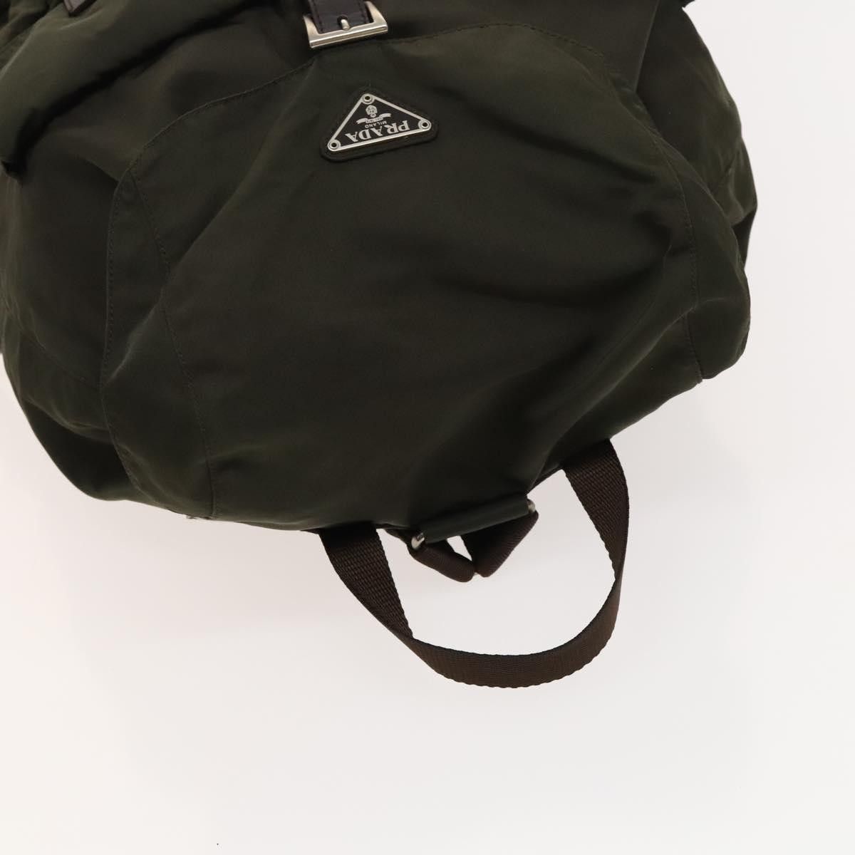 Prada Prada Vela Double Front Pocket Backpack Tessuto with Saffiano Leather Size ONE SIZE - 20 Thumbnail