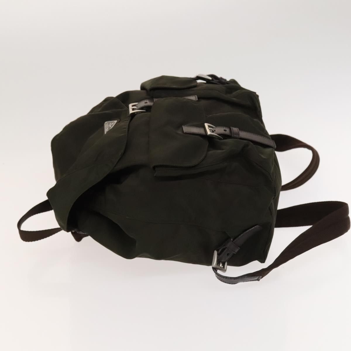 Prada Prada Vela Double Front Pocket Backpack Tessuto with Saffiano Leather Size ONE SIZE - 4 Thumbnail
