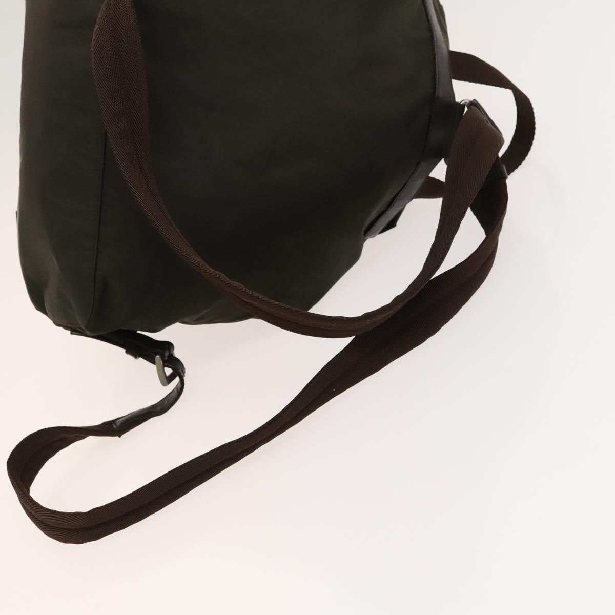Prada Prada Vela Double Front Pocket Backpack Tessuto with Saffiano Leather Size ONE SIZE - 8 Thumbnail