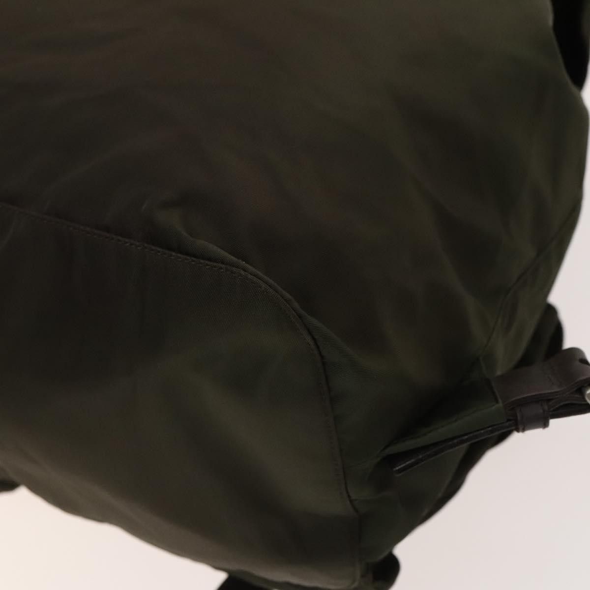 Prada Prada Vela Double Front Pocket Backpack Tessuto with Saffiano Leather Size ONE SIZE - 10 Thumbnail