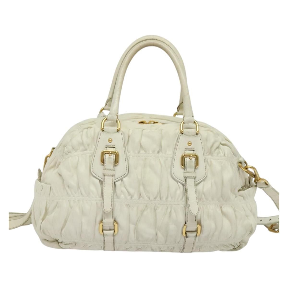 Prada Prada Gaufre Convertible Bowler Nappa Leather Size ONE SIZE - 2 Thumbnail