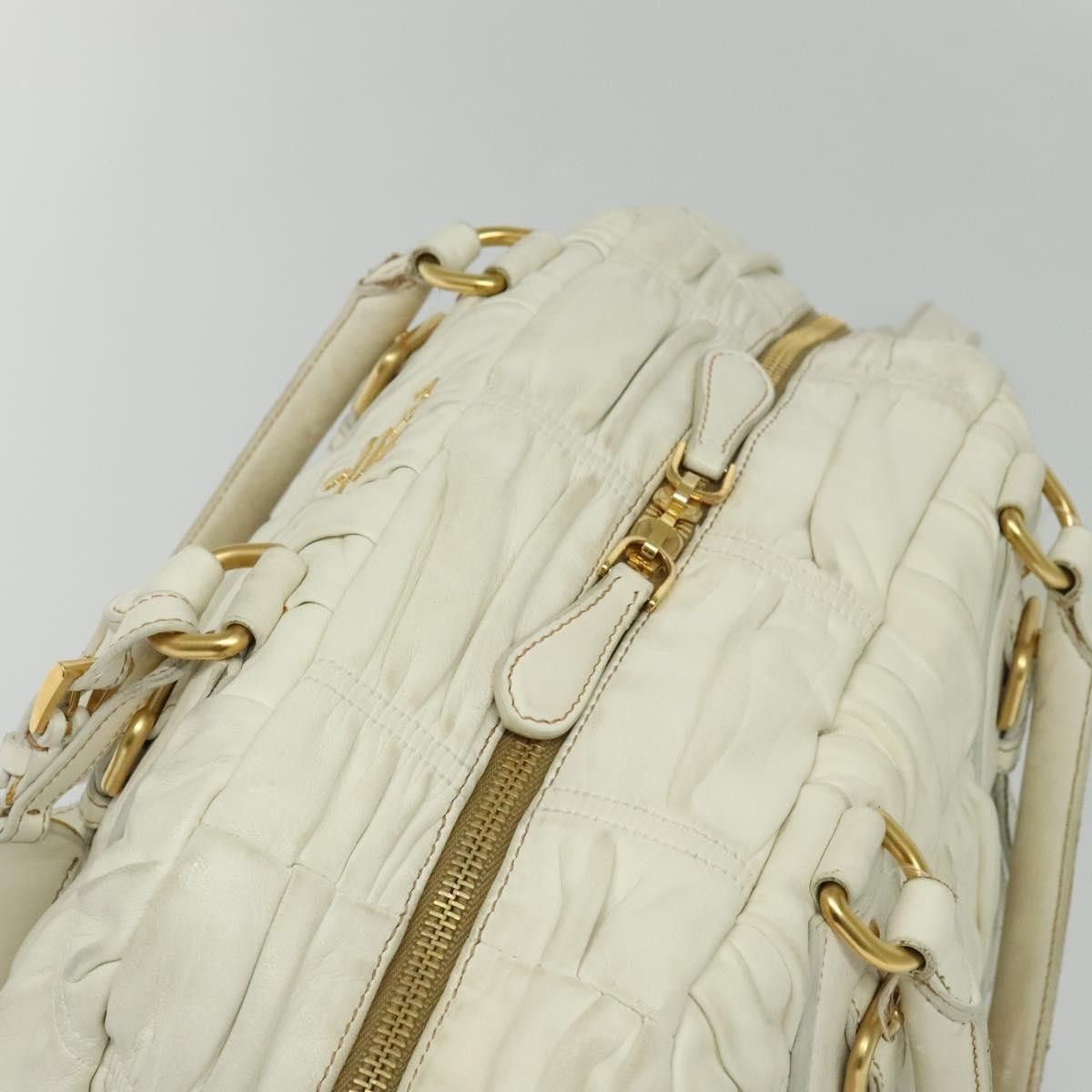 Prada Prada Gaufre Convertible Bowler Nappa Leather Size ONE SIZE - 15 Thumbnail