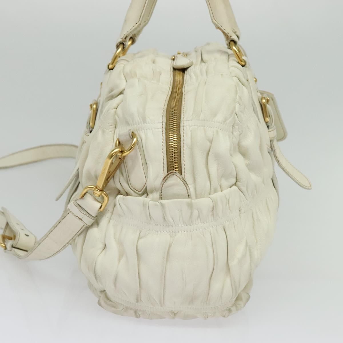 Prada Prada Gaufre Convertible Bowler Nappa Leather Size ONE SIZE - 3 Thumbnail