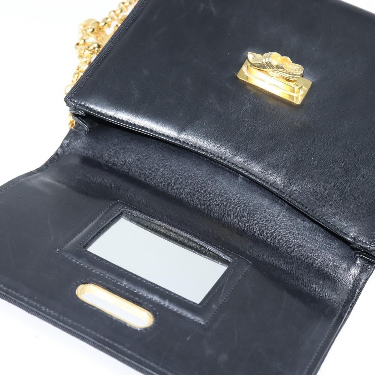 Salvatore Ferragamo Salvatore Ferragamo Chain Flap Shoulder Bag Leather Size ONE SIZE - 18 Thumbnail