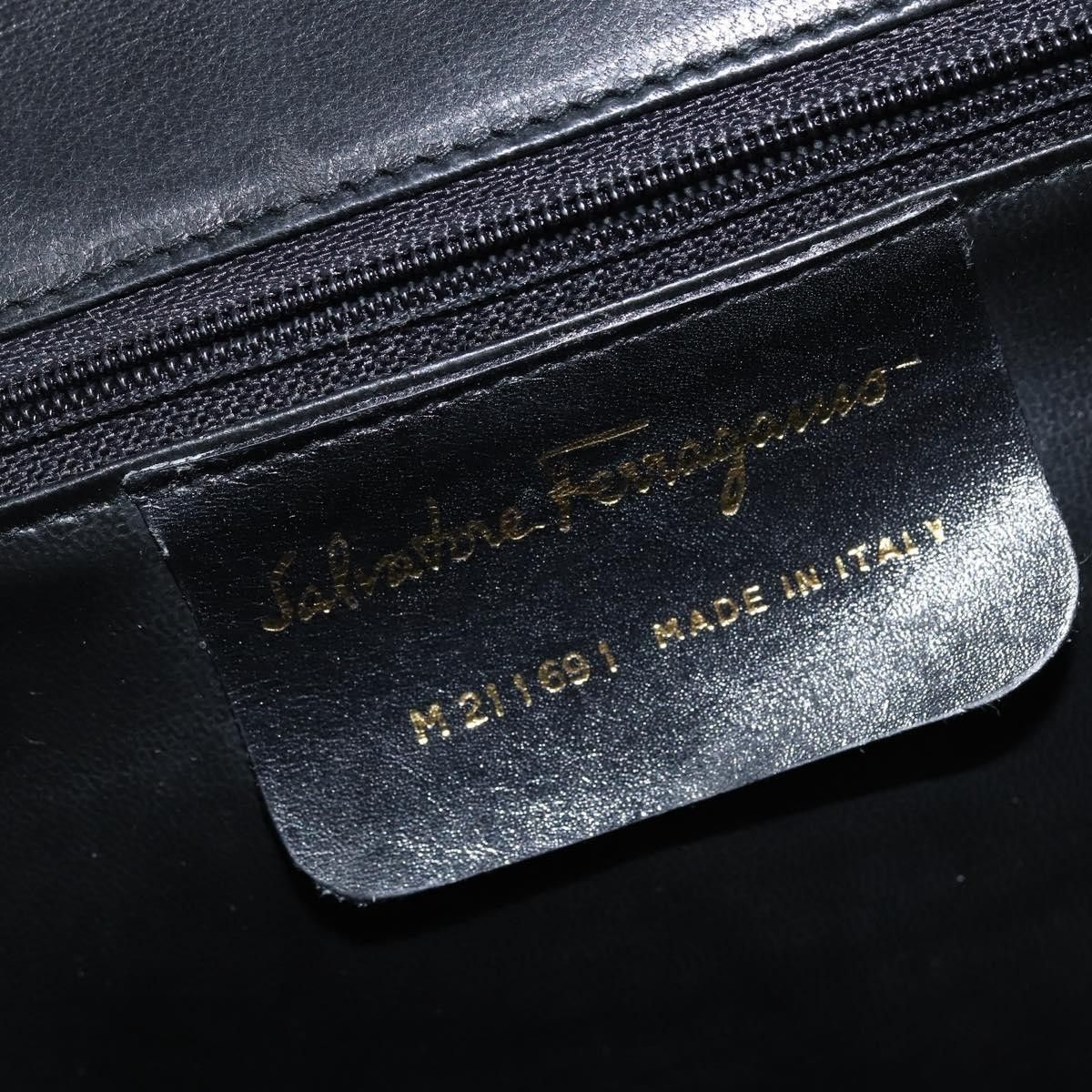 Salvatore Ferragamo Salvatore Ferragamo Chain Flap Shoulder Bag Leather Size ONE SIZE - 6 Thumbnail