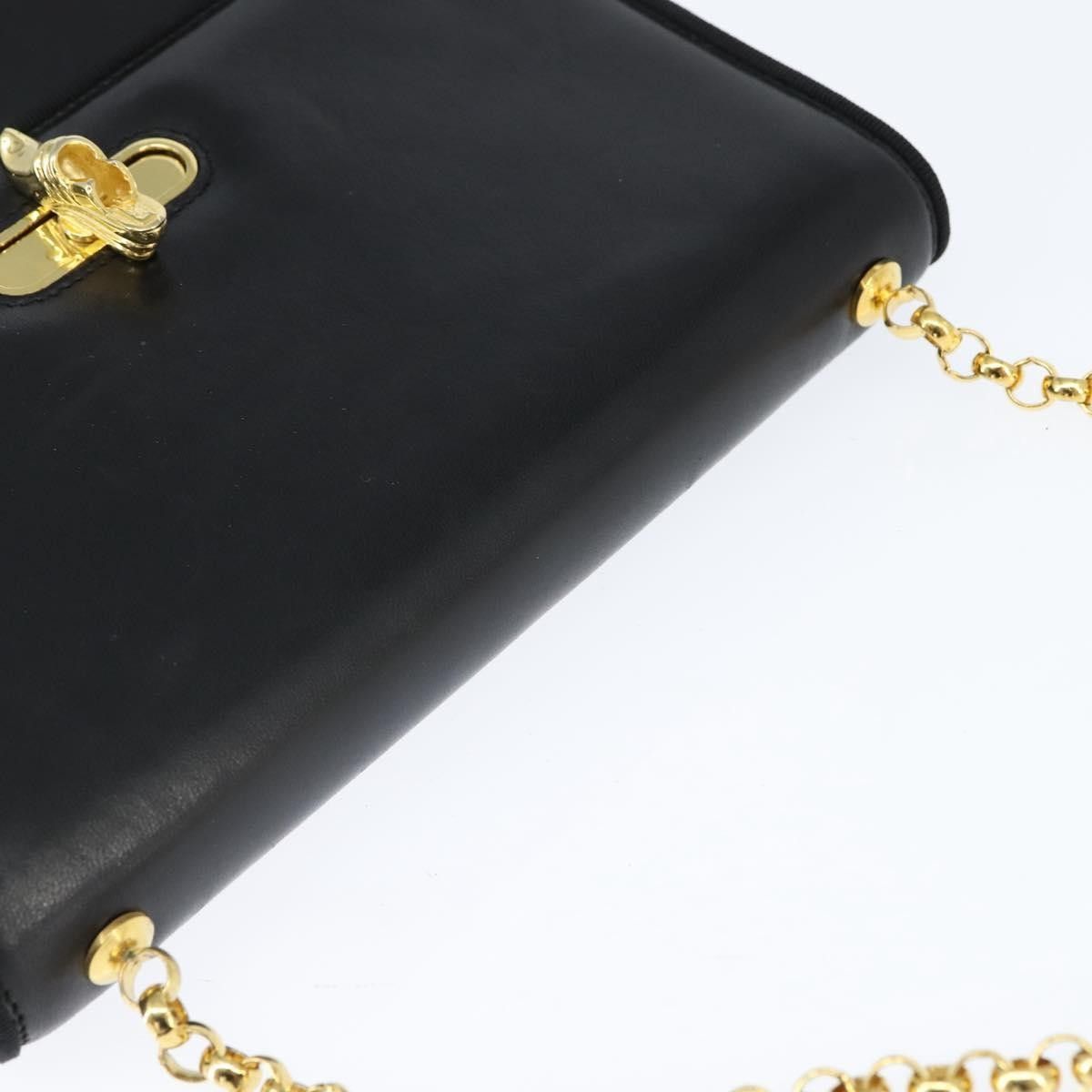 Salvatore Ferragamo Salvatore Ferragamo Chain Flap Shoulder Bag Leather Size ONE SIZE - 14 Thumbnail