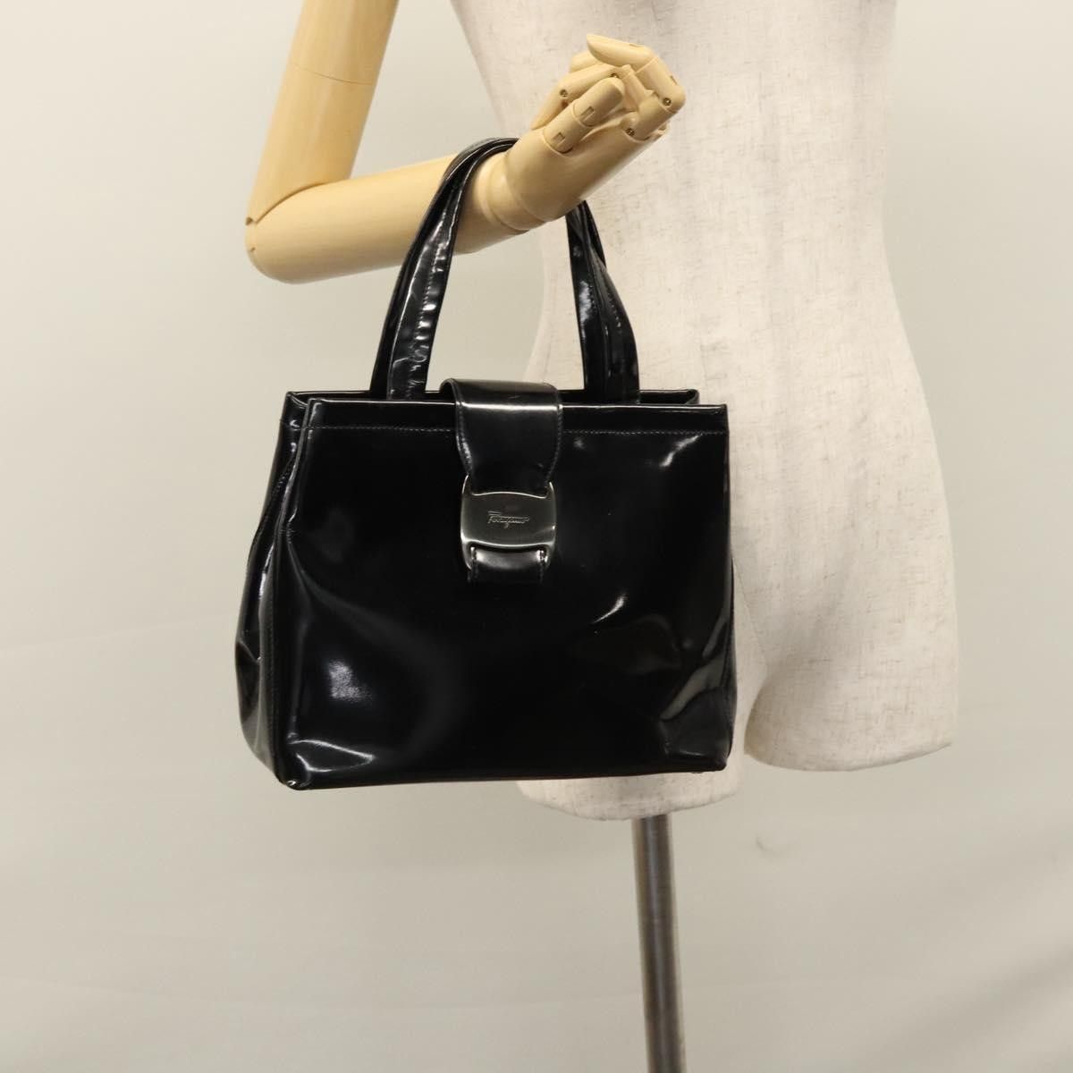 Salvatore Ferragamo Salvatore Ferragamo Vara Tote Patent Leather Size ONE SIZE - 13 Thumbnail