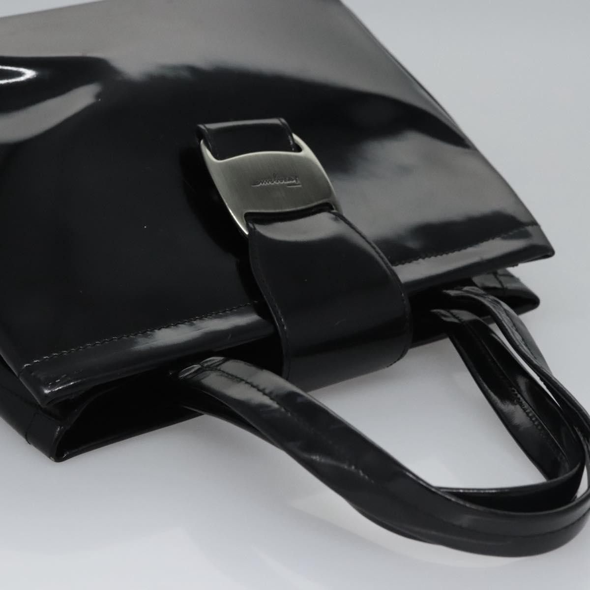 Salvatore Ferragamo Salvatore Ferragamo Vara Tote Patent Leather Size ONE SIZE - 15 Thumbnail
