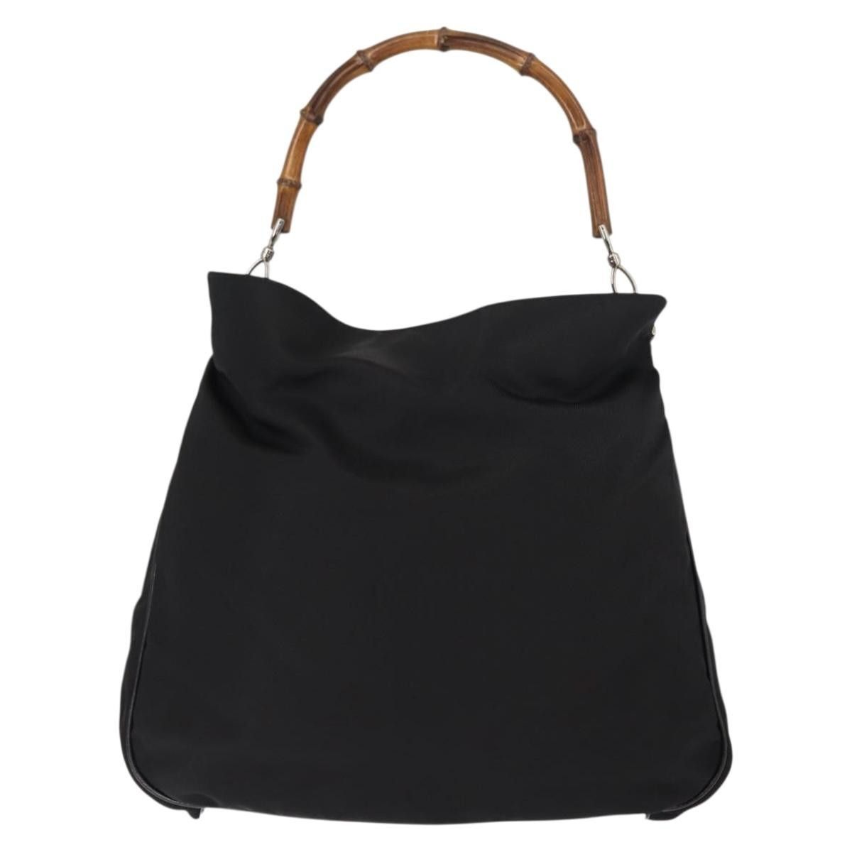 Gucci Gucci Vintage Bamboo Handle Open Hobo Nylon Size ONE SIZE - 3 Thumbnail