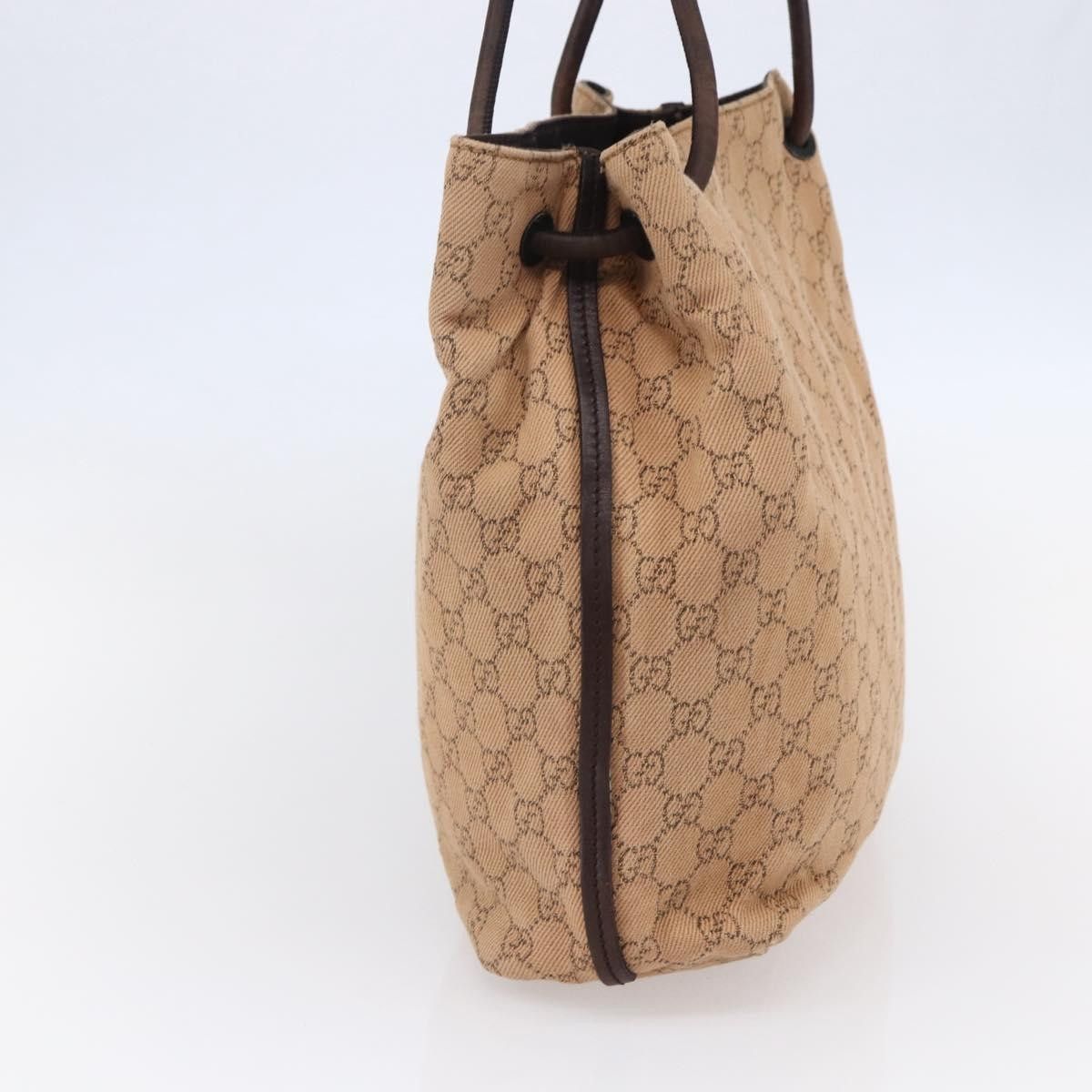 Gucci Gucci Vintage Open Shoulder Bag (Outlet) GG Canvas with Leather Size ONE SIZE - 4 Thumbnail