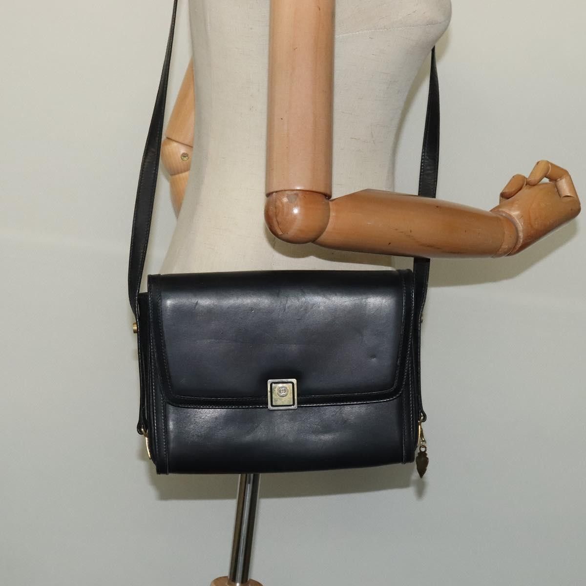 Gucci Gucci Vintage Flap Crossbody Bag Leather Size ONE SIZE - 13 Thumbnail