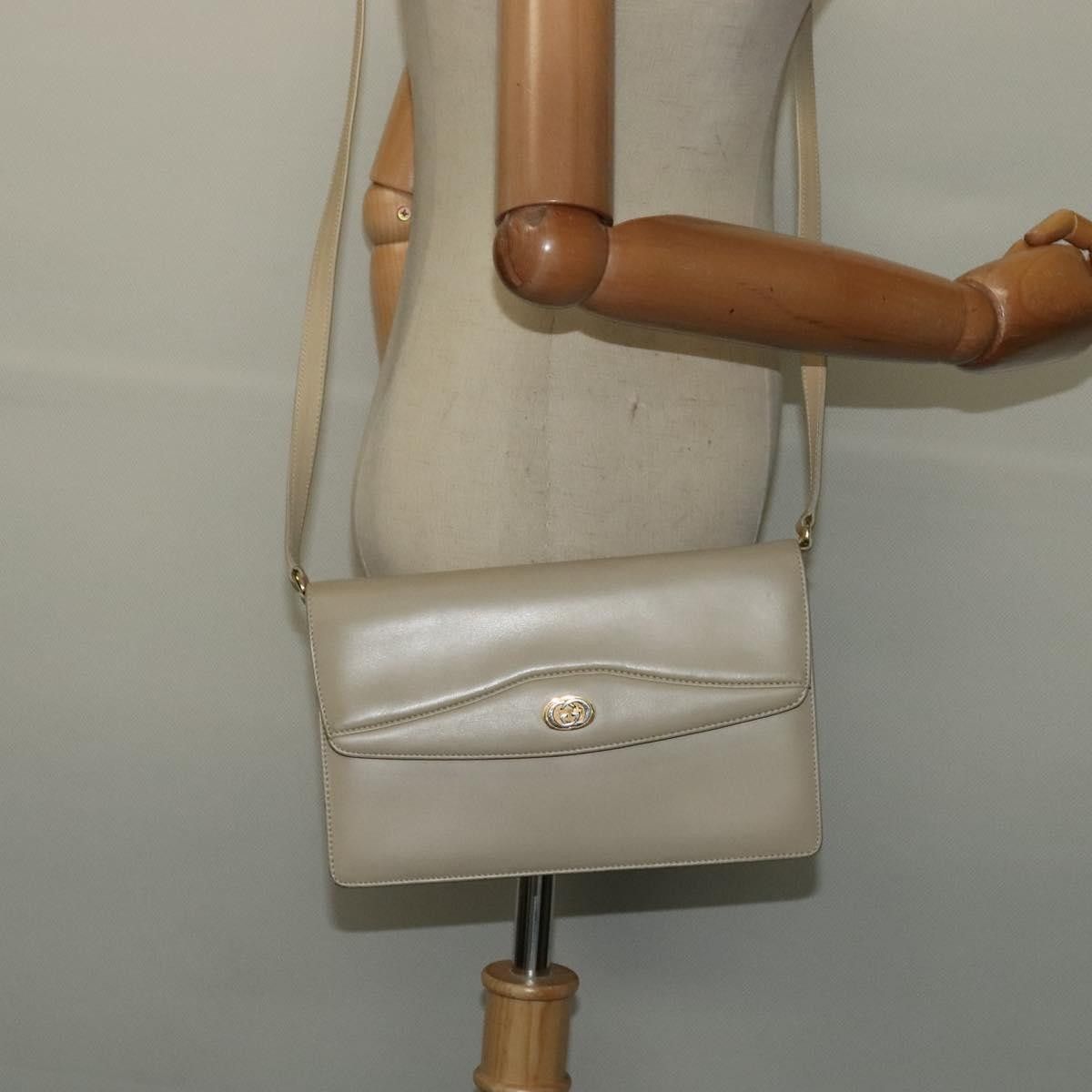 Gucci Gucci Vintage Interlocking G Flap Shoulder Bag Leather Size ONE SIZE - 13 Thumbnail