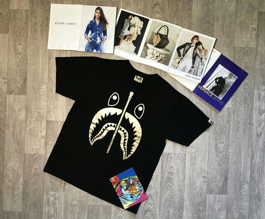 Bape glitter best sale shark tee