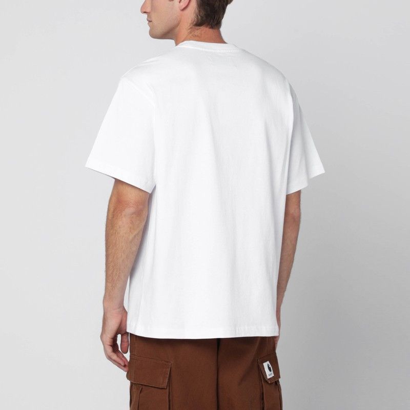 Awake NY Awake Ny White Crewneck T-Shirt With Logo Size US XL / EU 56 / 4 - 2 Thumbnail