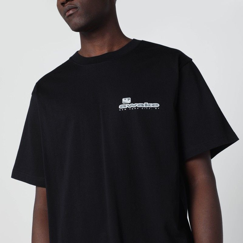 Awake NY Awake Ny Black Cotton T-Shirt With Logo Size US S / EU 44-46 / 1 - 2 Thumbnail