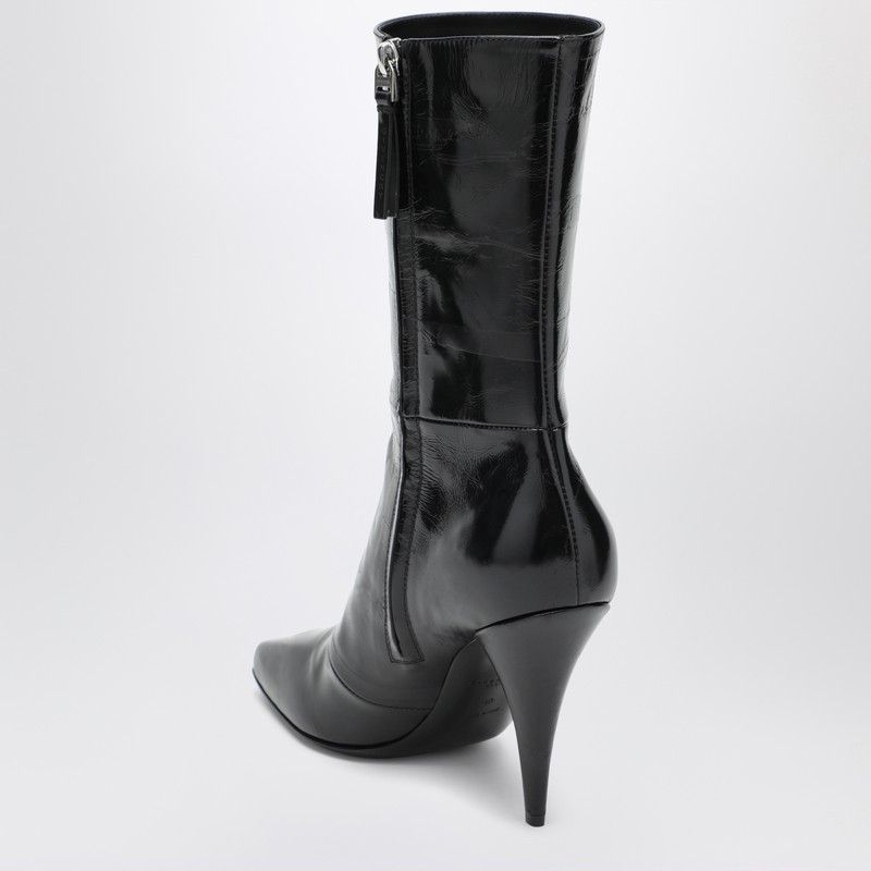 Givenchy Givenchy Black Sliced Square Givenchy Tape Ankle Boots Size US 10 / IT 40 - 2 Thumbnail