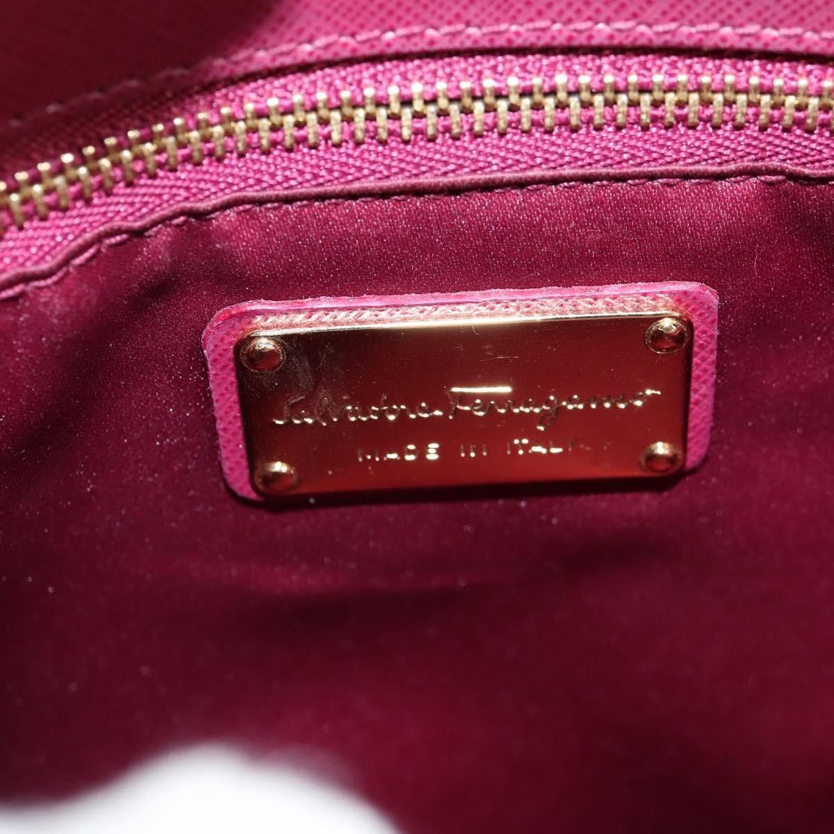 Salvatore Ferragamo Salvatore Ferragamo Vala Handbag Leather Size ONE SIZE - 7 Thumbnail