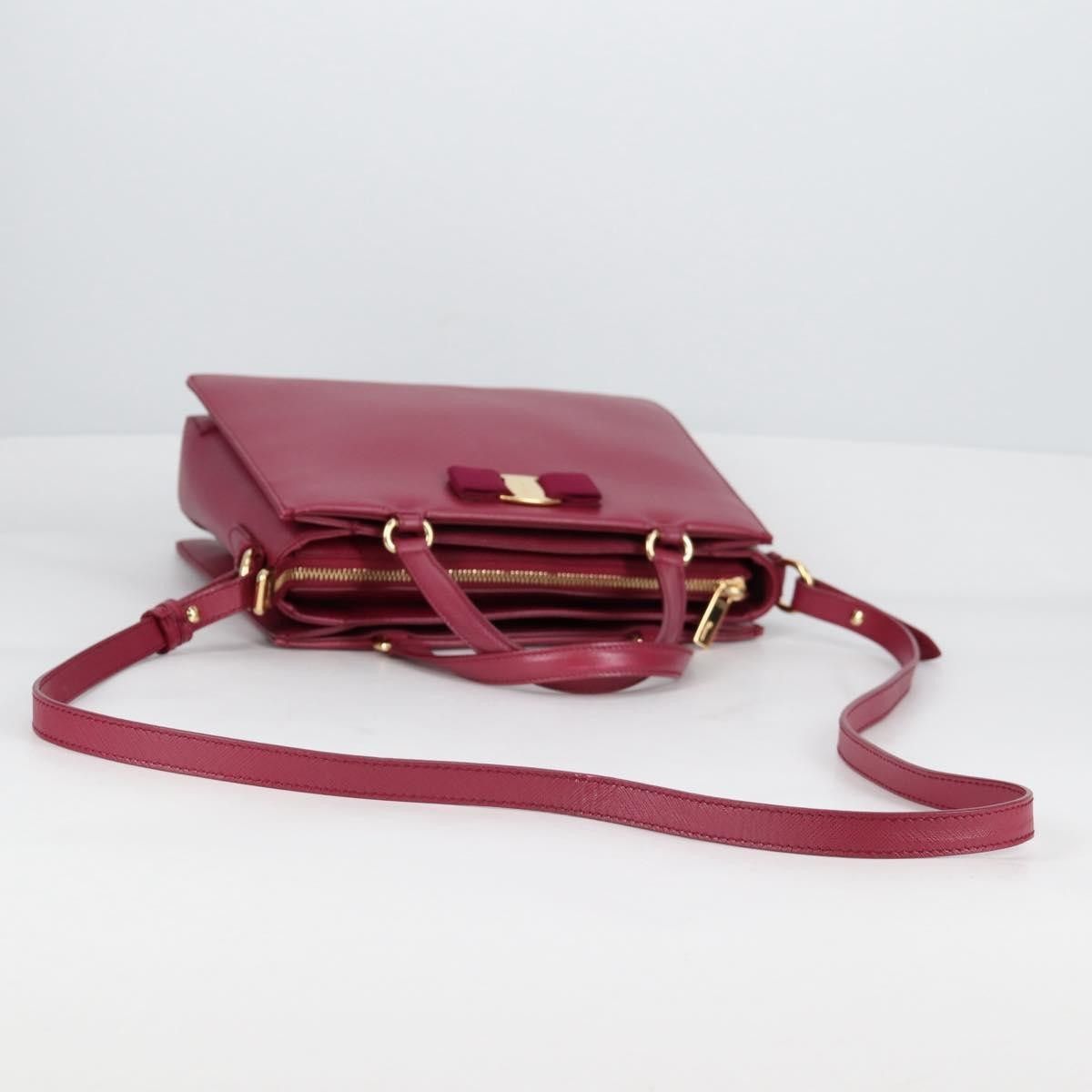 Salvatore Ferragamo Salvatore Ferragamo Vala Handbag Leather Size ONE SIZE - 15 Thumbnail