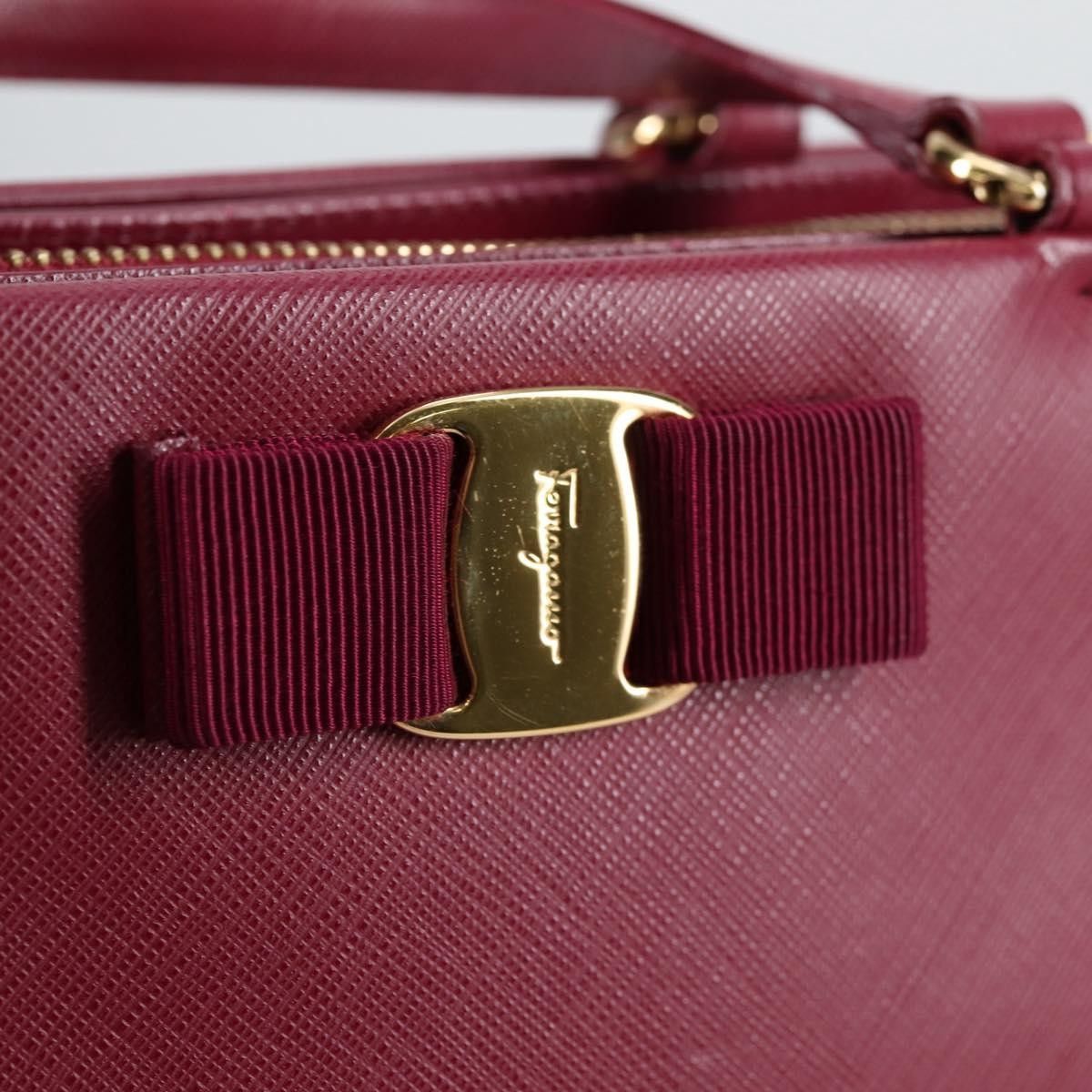 Salvatore Ferragamo Salvatore Ferragamo Vala Handbag Leather Size ONE SIZE - 20 Thumbnail