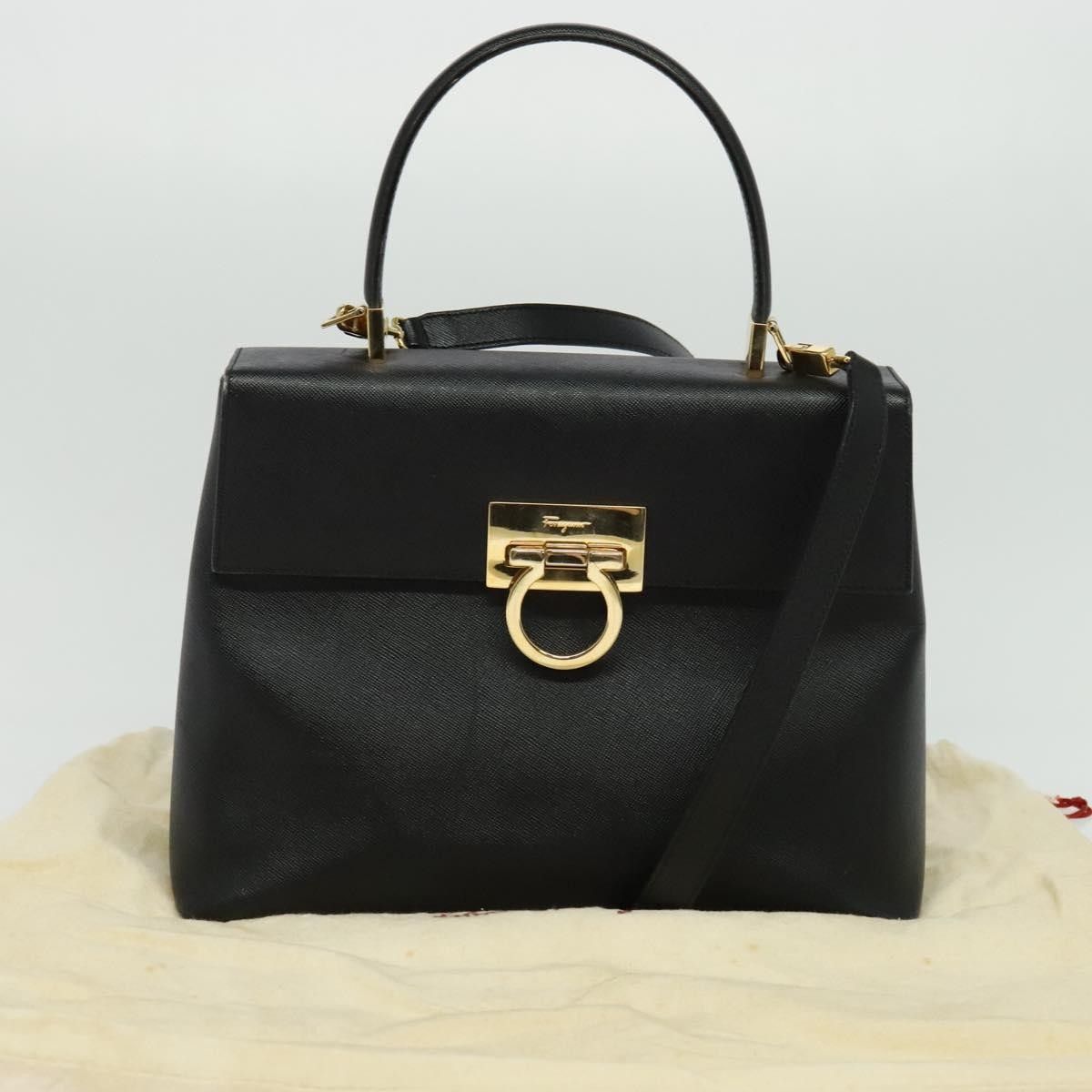 Salvatore Ferragamo Salvatore Ferragamo Gancini Convertible Top Handle Leather Size ONE SIZE - 13 Thumbnail