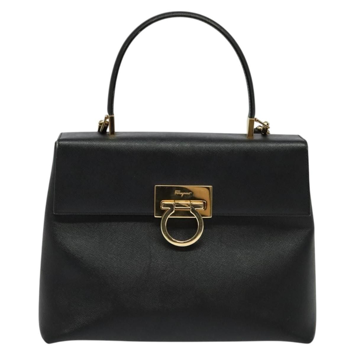 Salvatore Ferragamo Salvatore Ferragamo Gancini Convertible Top Handle Leather Size ONE SIZE - 17 Thumbnail