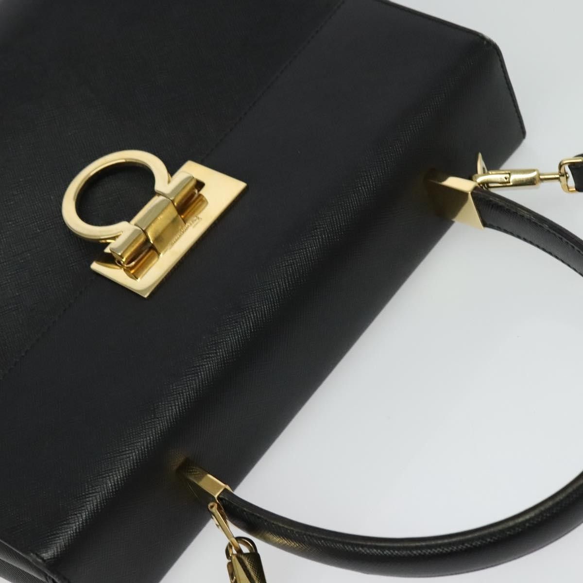 Salvatore Ferragamo Salvatore Ferragamo Gancini Convertible Top Handle Leather Size ONE SIZE - 12 Thumbnail