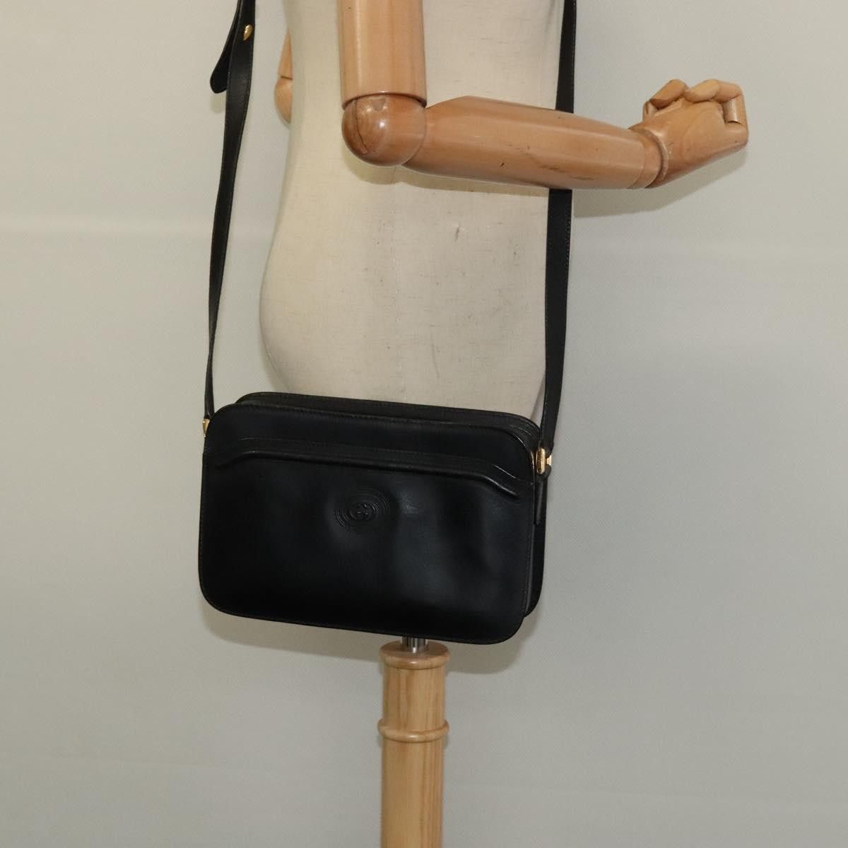 Gucci Gucci Vintage double G logo shoulder bag Leather Size ONE SIZE - 13 Thumbnail